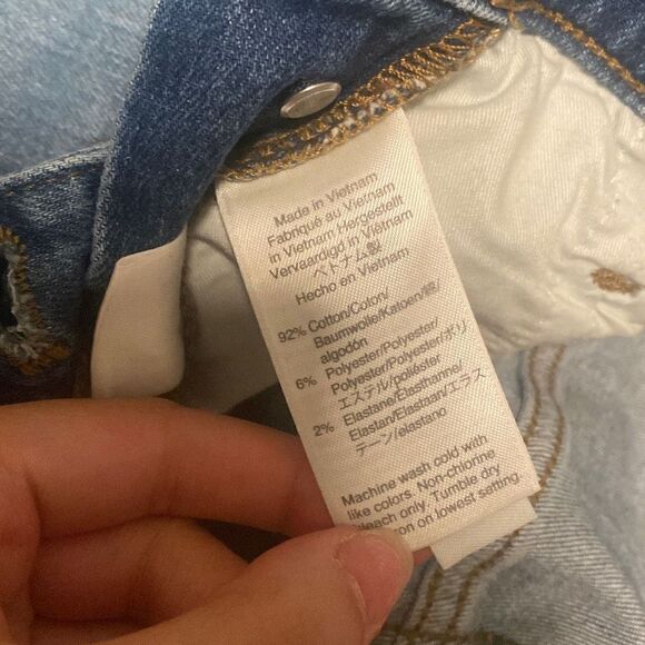 J.Crew Women AB277 High Waisted Vintage Straight Ankle Denim Jeans Size 25/ 0 - Picture 4 of 8